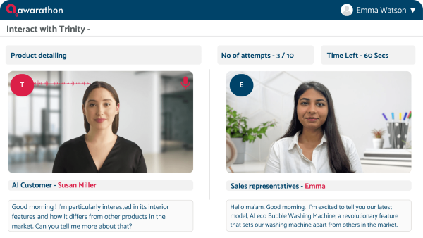 AI coach for retail