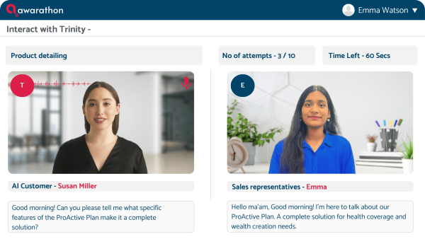 AI coaching for insurance agents
