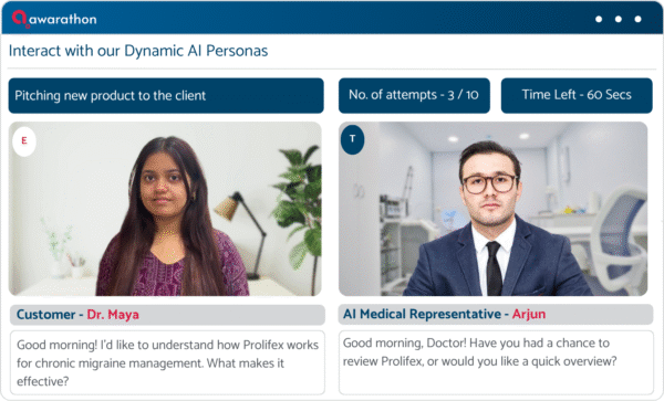 Interact with a dynamic AI doctor persona